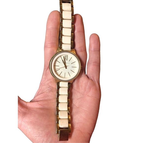 Anne Klein Jewelry - Anne Klein soft pink and gold ladies watch for a smaller wrist